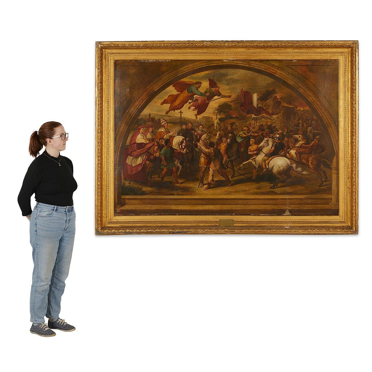 Raphael (After) - Pope Leo I and Attila the Hun 45.5" x 65.5"