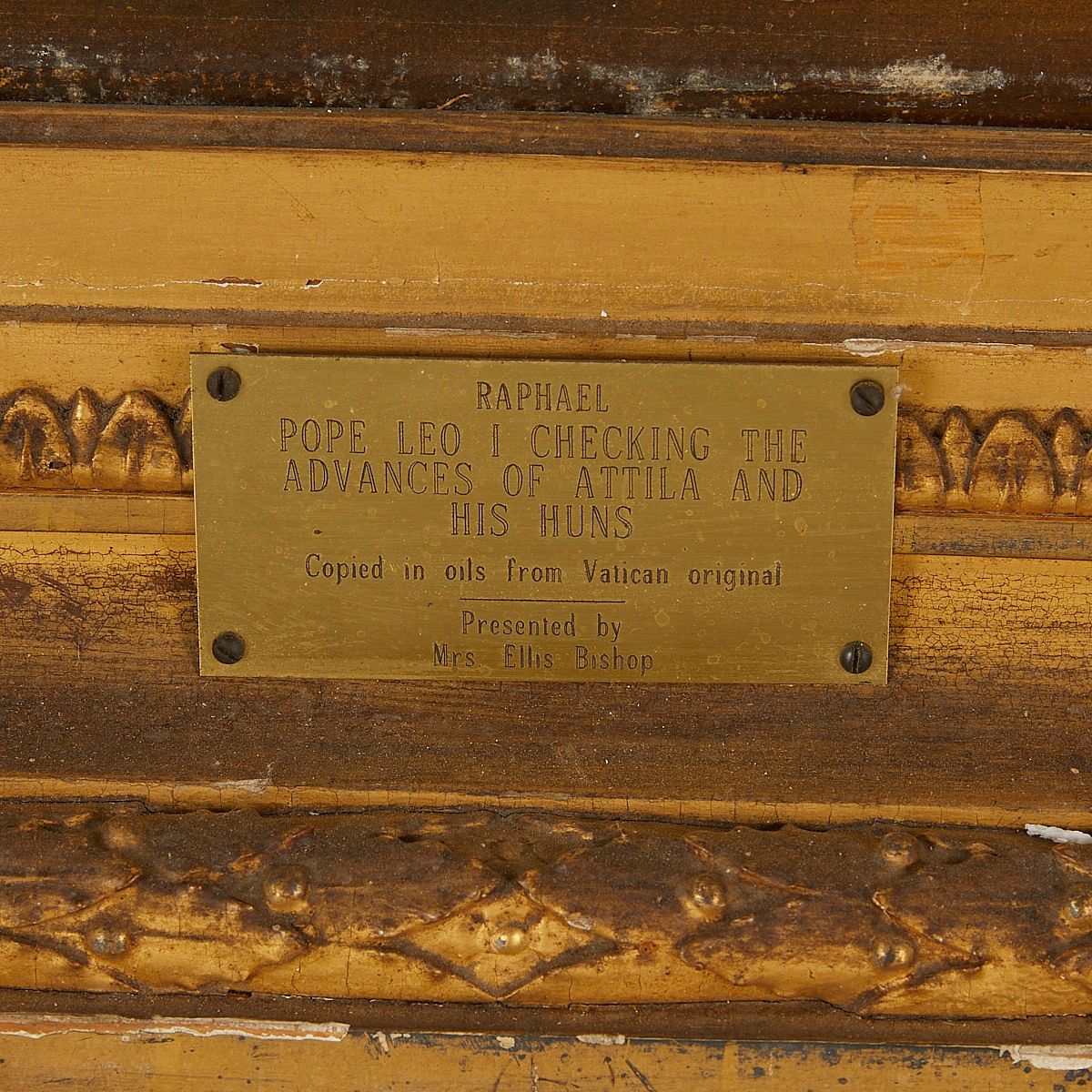 Raphael (After) - Pope Leo I and Attila the Hun 45.5" x 65.5"