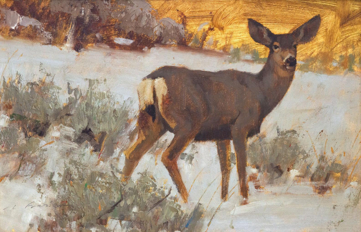 Luke Frazier - Utah Sage (Mule Deer) 11.75" x 17.75"
