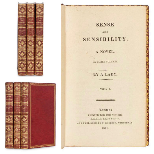 Austen, Jane - Her Complete Works, All First Editions - 1811, 1813, 1814, 1816, 1818