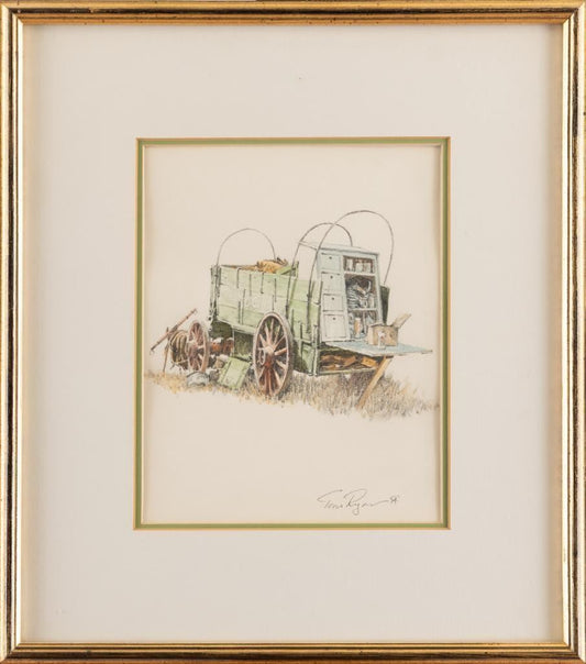 Tom Ryan - 6666 Chuck Wagon 10” x 8"
