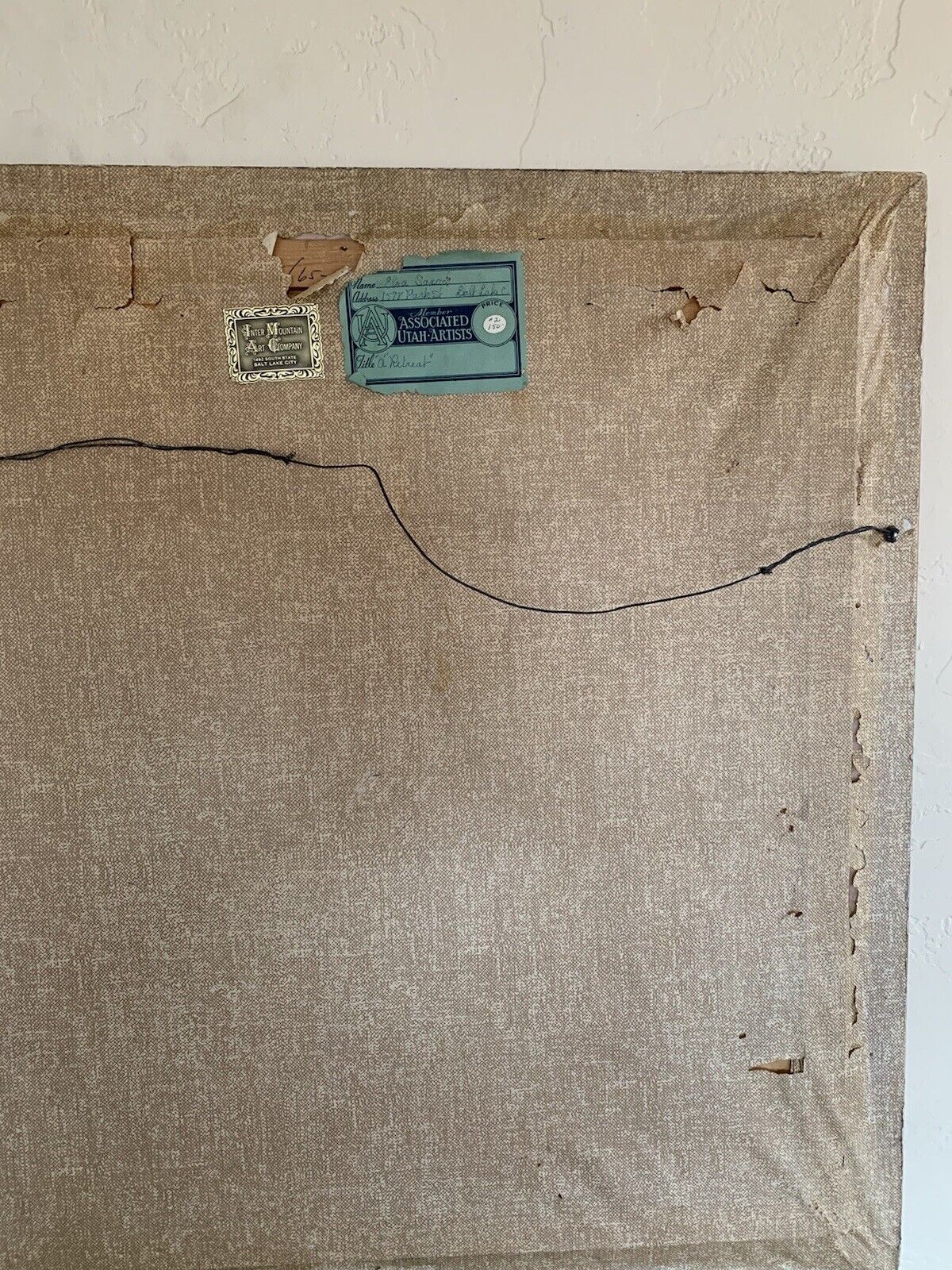 Elsa Erickson Saxod - A Retreat 19" x 20"