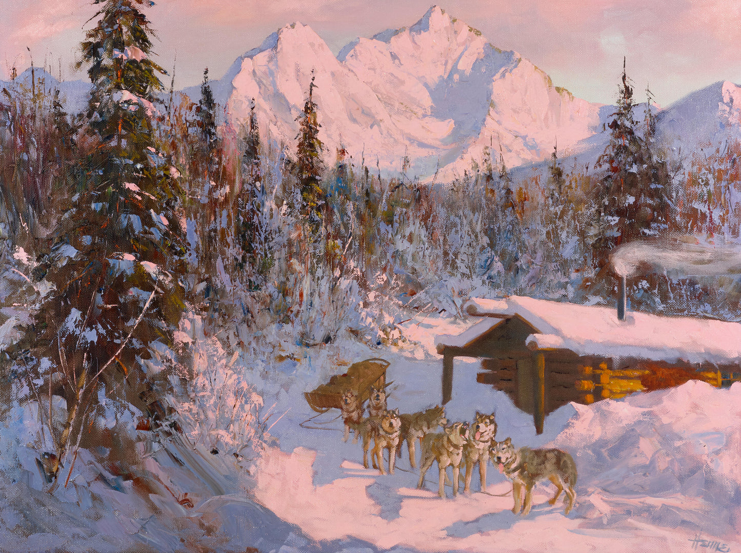 Ellen Henne Goodale - Alaskan Landscape 30" x 40"