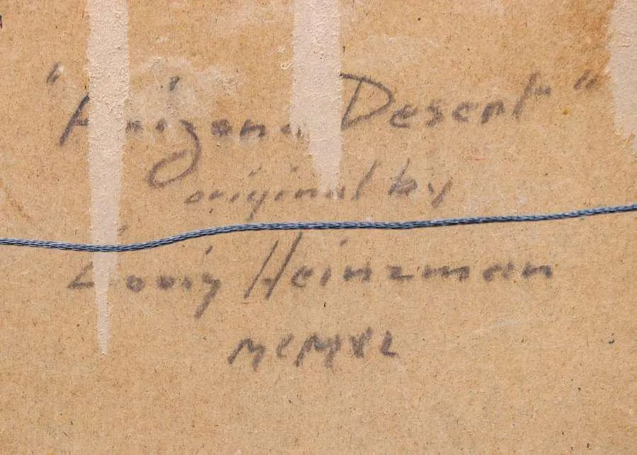 Louis Heinzman - Arizona Desert 7" x 8"