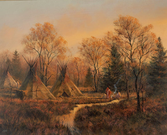 Mark Geller - Autumn Leaves 23.5" x 29.5"