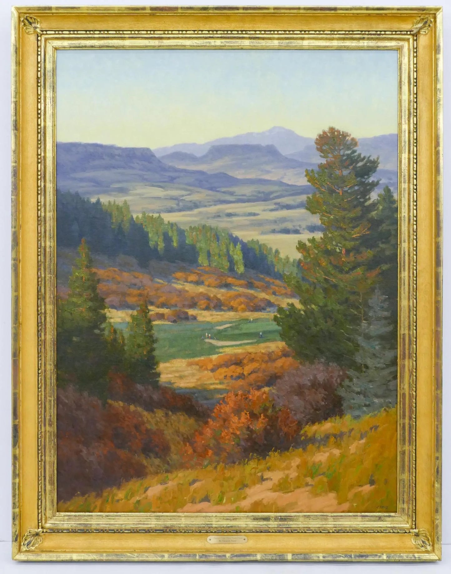 Charles Fritz - Autumn View from Castle Pines 46" x 34"