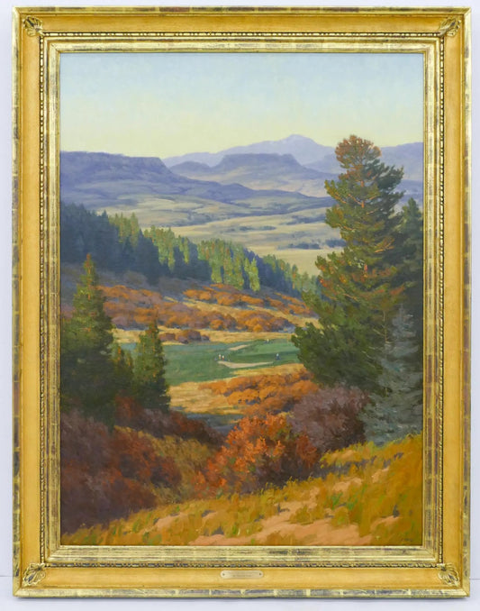 Charles Fritz - Autumn View from Castle Pines 46" x 34"