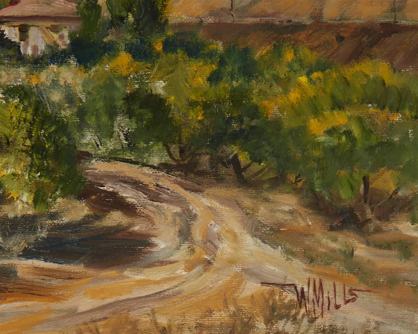 Wilfrid Taylor Mills - Barn in a Landscape 12" x 24"