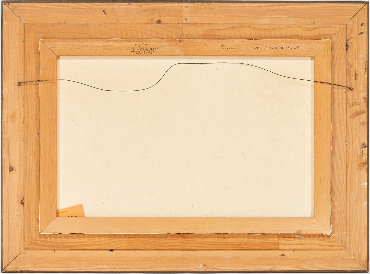 Bill Hughes - Black Elk's Camp 19.5" x 21.5"