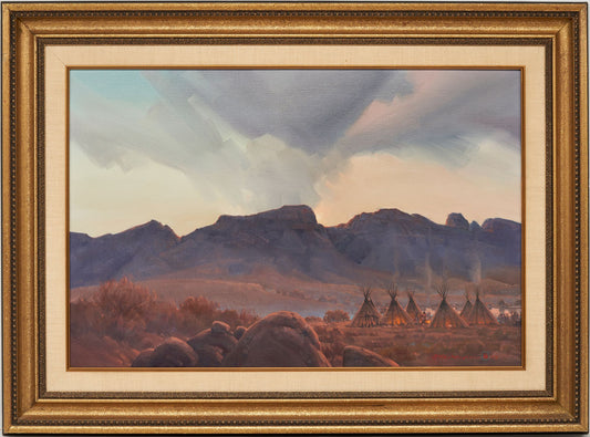 Bill Hughes - Black Elk's Camp 19.5" x 21.5"