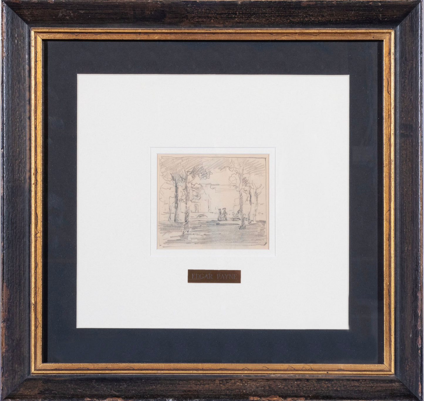 Edgar Alwin Payne - Breton Square 5" x 6"