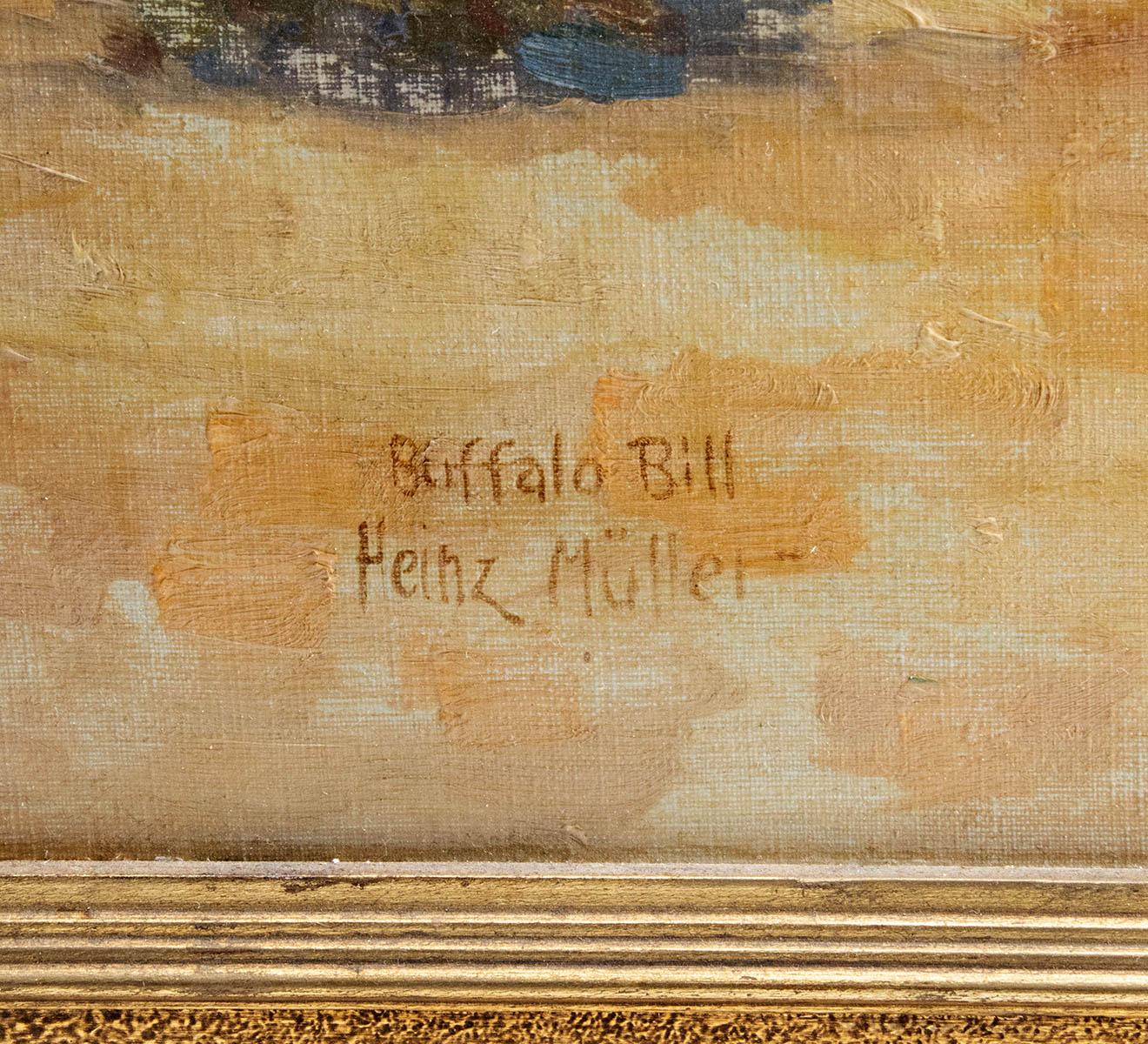 Heinz Muller - Buffalo Bill 36.125" x 28.125"