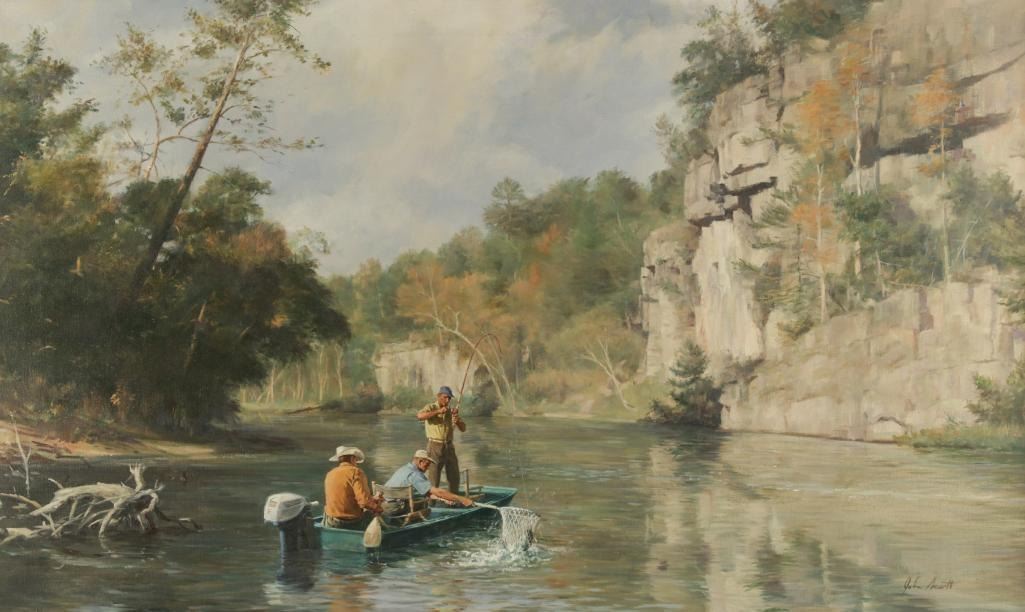 John Walter Scott - Buffalo River 24" x 40"