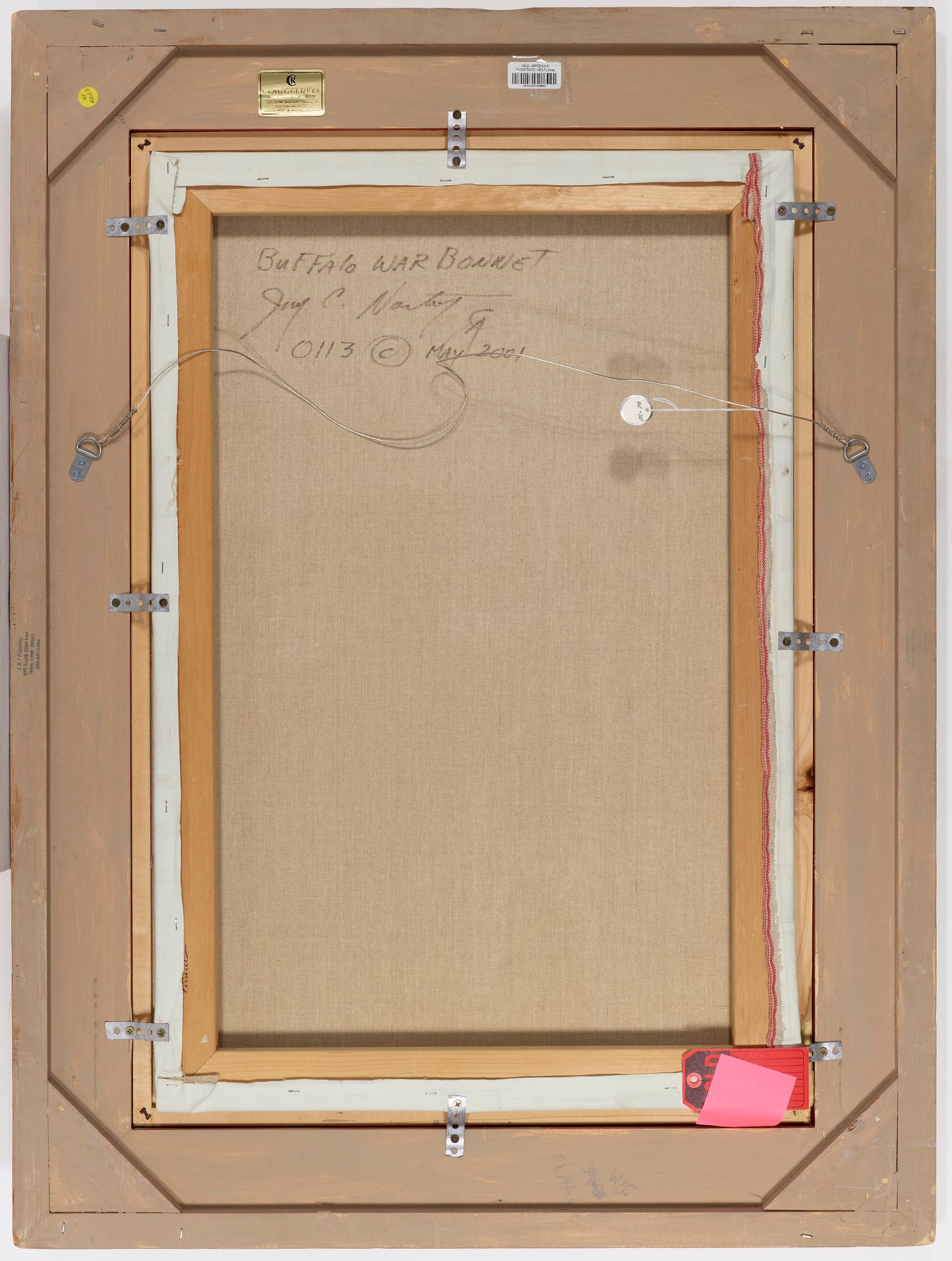 Jim Norton - Buffalo War Bonnet 2001 36" x 24"