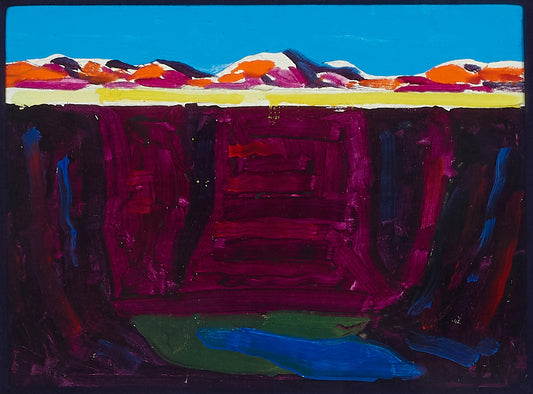 Conrad Buff - Canyons, Plains, and Mountains 7.5” x 10”