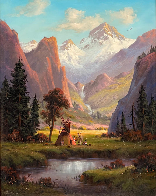 Heinie Hartwig - Colorado Mountain Camp 30" x 24"