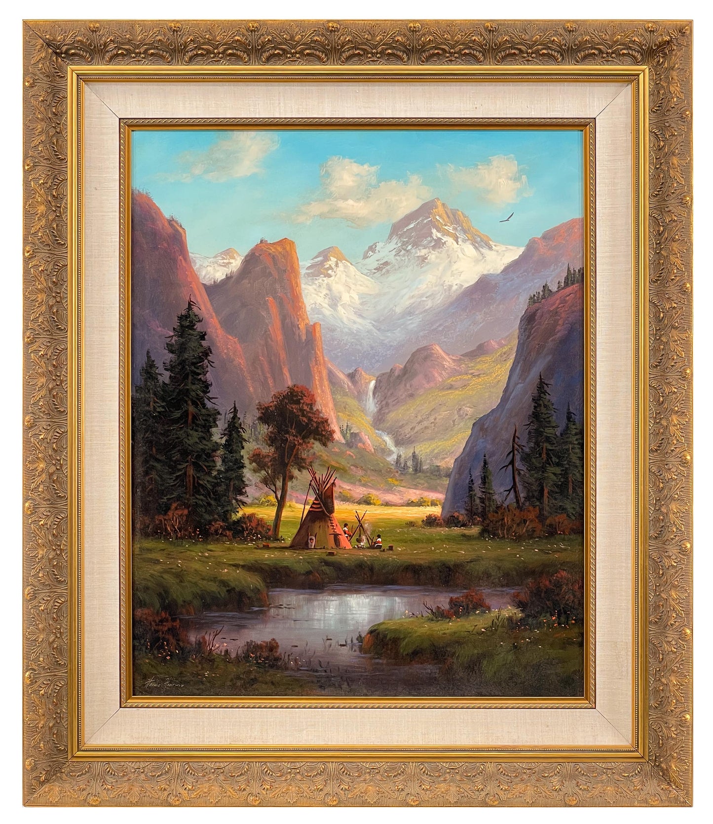 Heinie Hartwig - Colorado Mountain Camp 30" x 24"