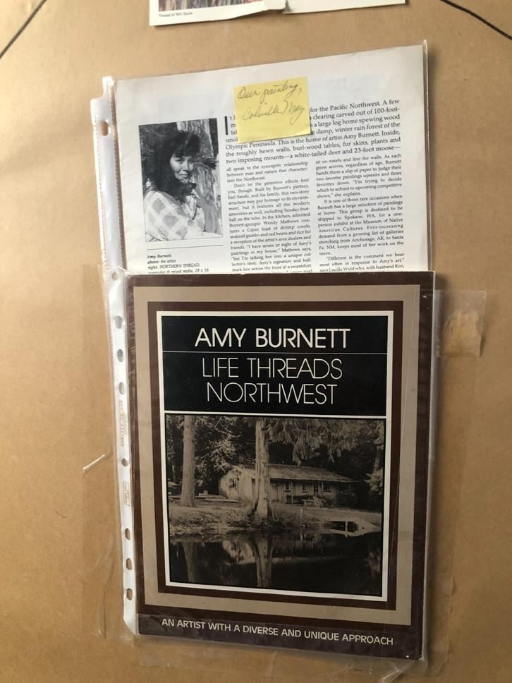 Amy Burnett - Colville Mary Tom 26” x 16"