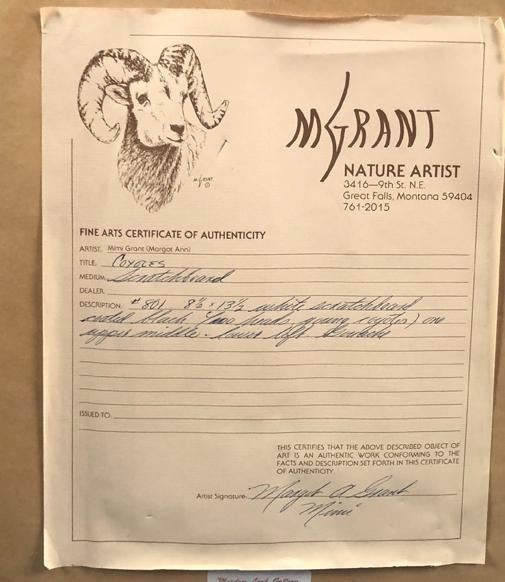 Mimi Grant - Coyotes 13" x 8"