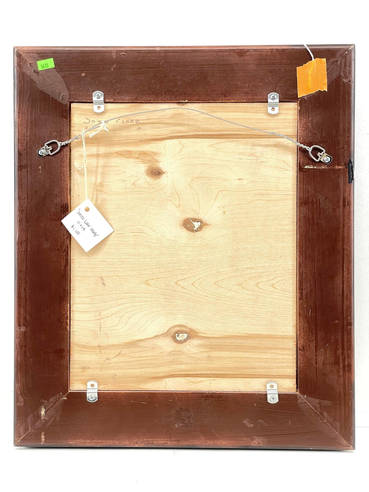 Joshua Clare - Delta Lake Study 2010 14” X 11”