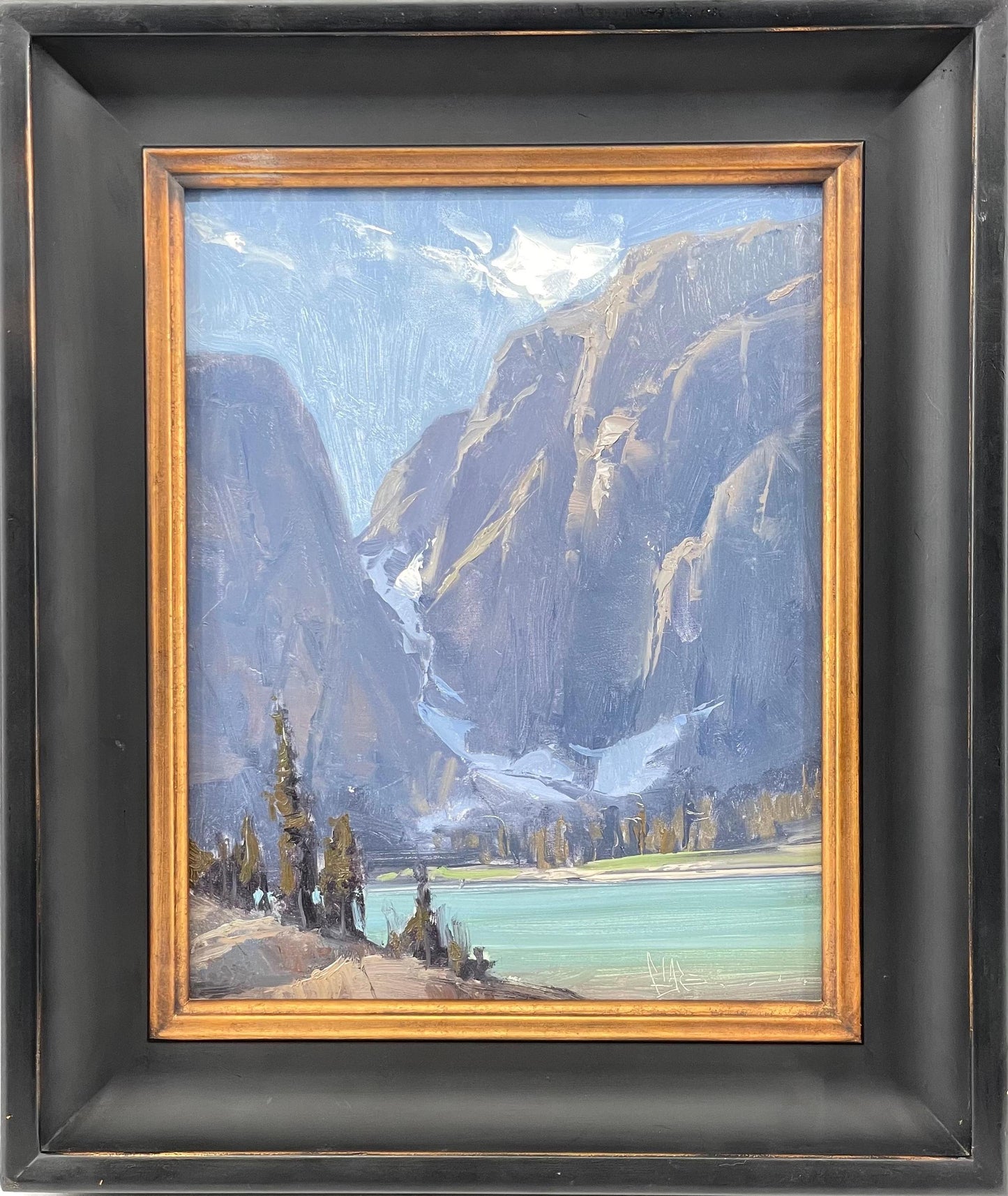 Joshua Clare - Delta Lake Study 2010 14” X 11”