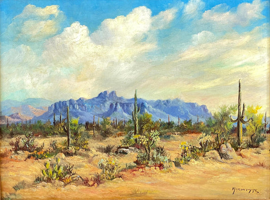 A.D. Macintyre - Desert Landscape 12" x 16"
