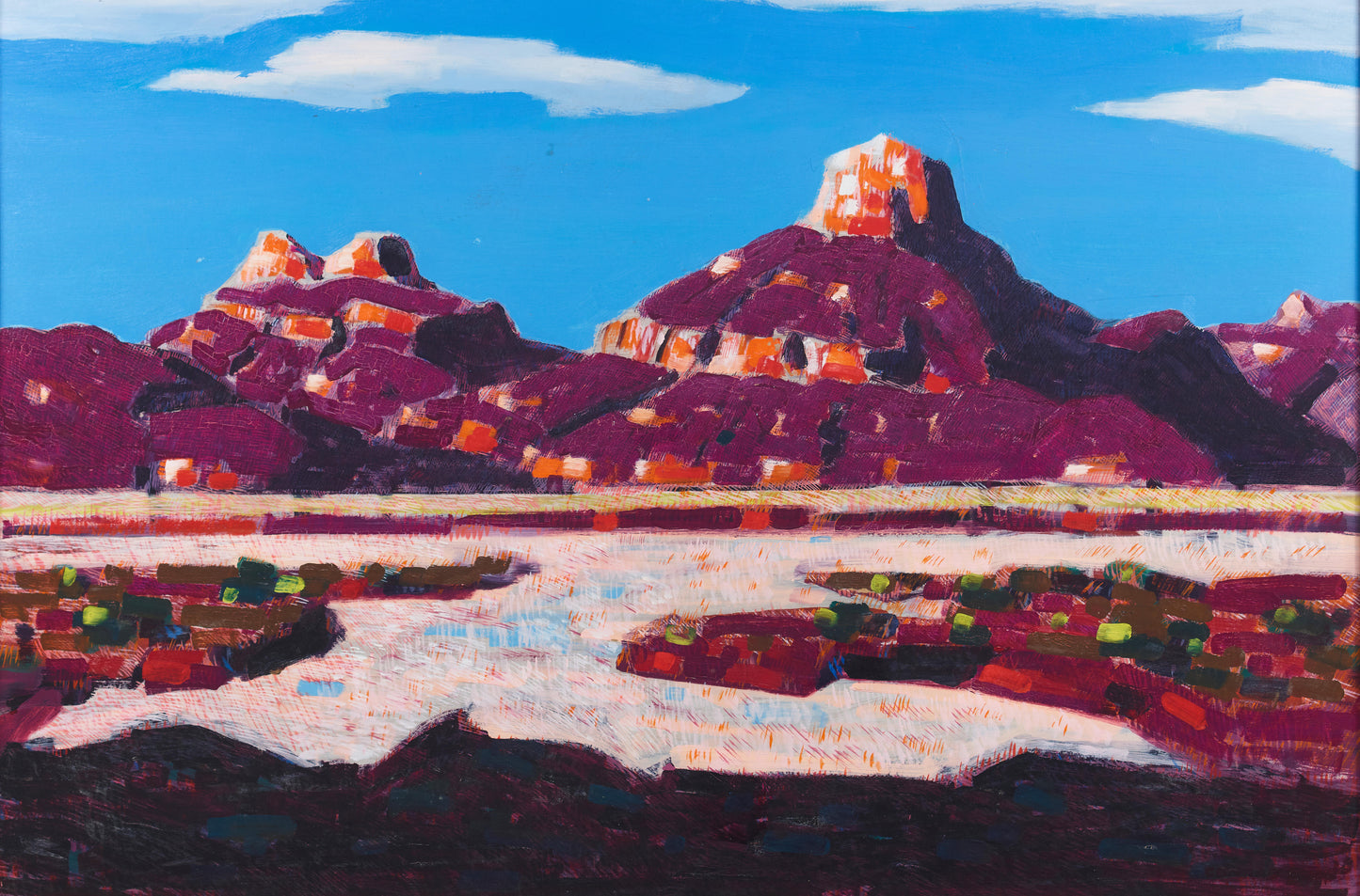 Conrad Buff - Desert Mountain 24” x 36”