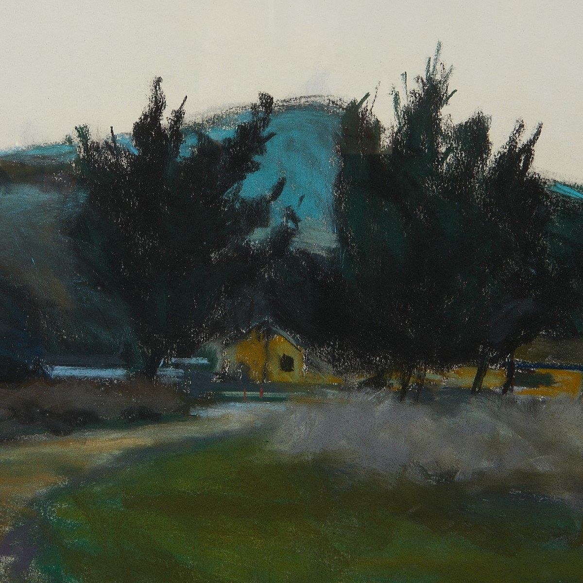 Robert "Bobbie" McKibbin - Distant Blue Hills 29” x 40.5”