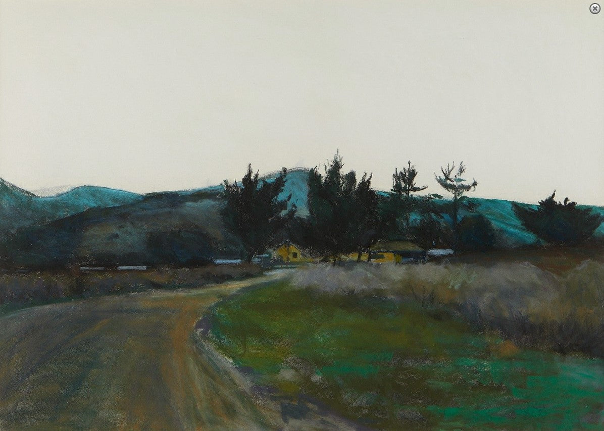 Robert "Bobbie" McKibbin - Distant Blue Hills 29” x 40.5”