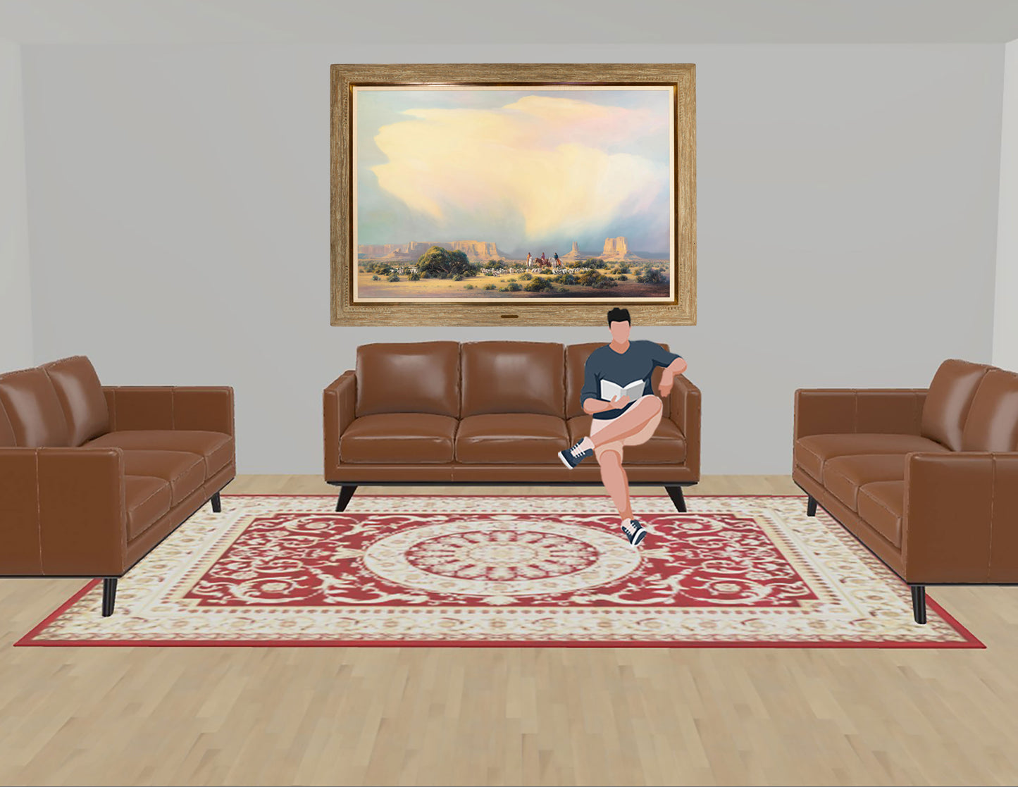 Charles H. Pabst - Evening Storm 48" x 72"