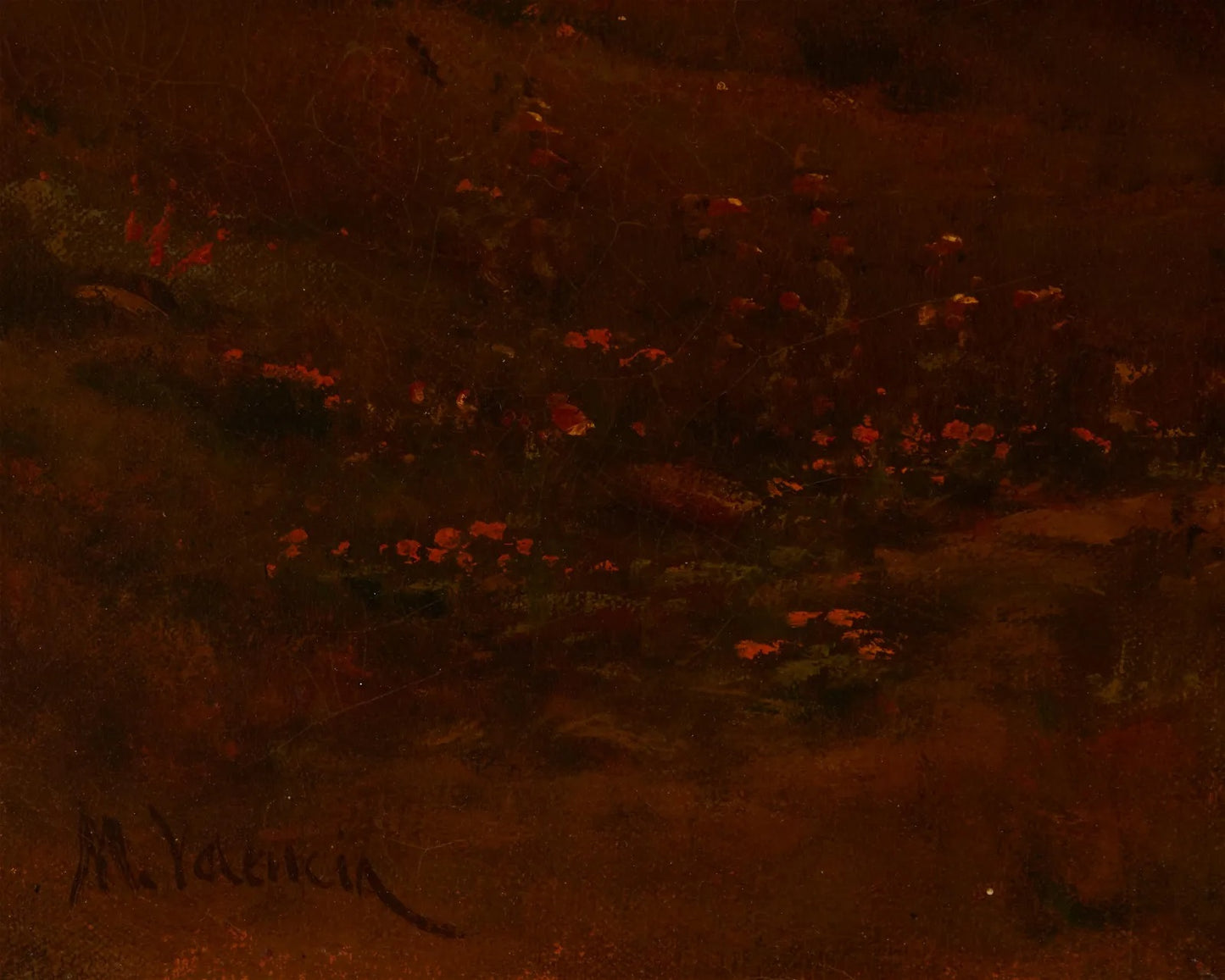 Manuel Valencia - Evening on the Mountains 24” x 40”