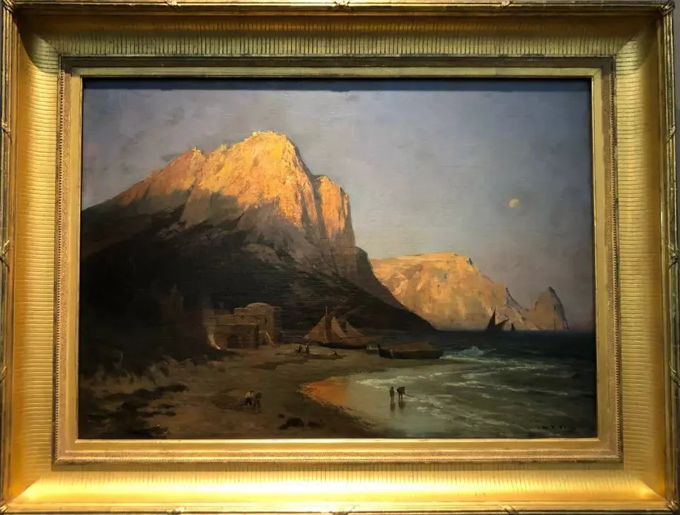Henry Francois Farny - The Cove 1867-1870 24.5" x 34.25"