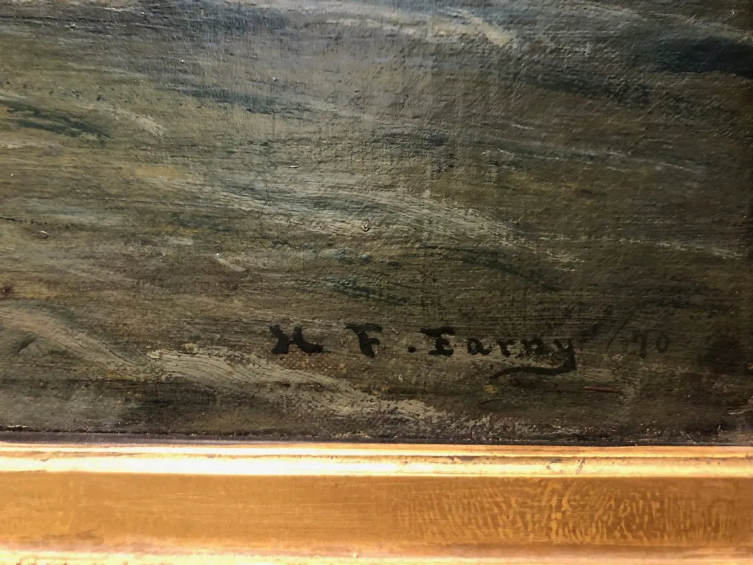 Henry Francois Farny - The Cove 1867-1870 24.5" x 34.25"