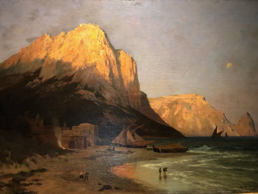 Henry Francois Farny - The Cove 1867-1870 24.5" x 34.25"