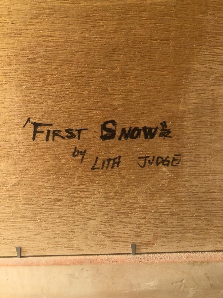 Lita Judge - First Snow 16” x 20”