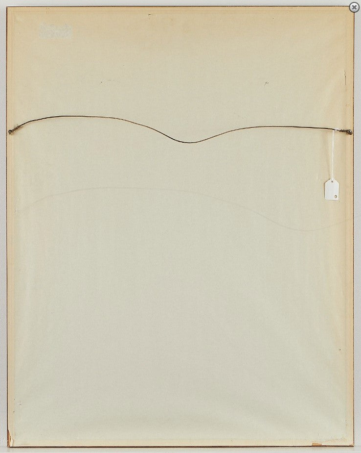 David Foley - Flower Piece, Long Garden 1984 26.5" x 19.5"