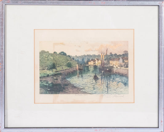 J.T. Harwood - French Aquatint 1895 7” x 9.5"