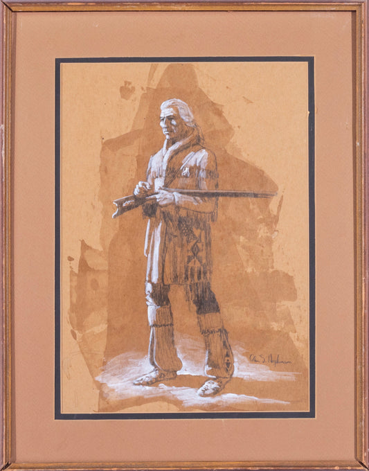 Glen S. Hopkinson - Frontiersman 14" x 10"