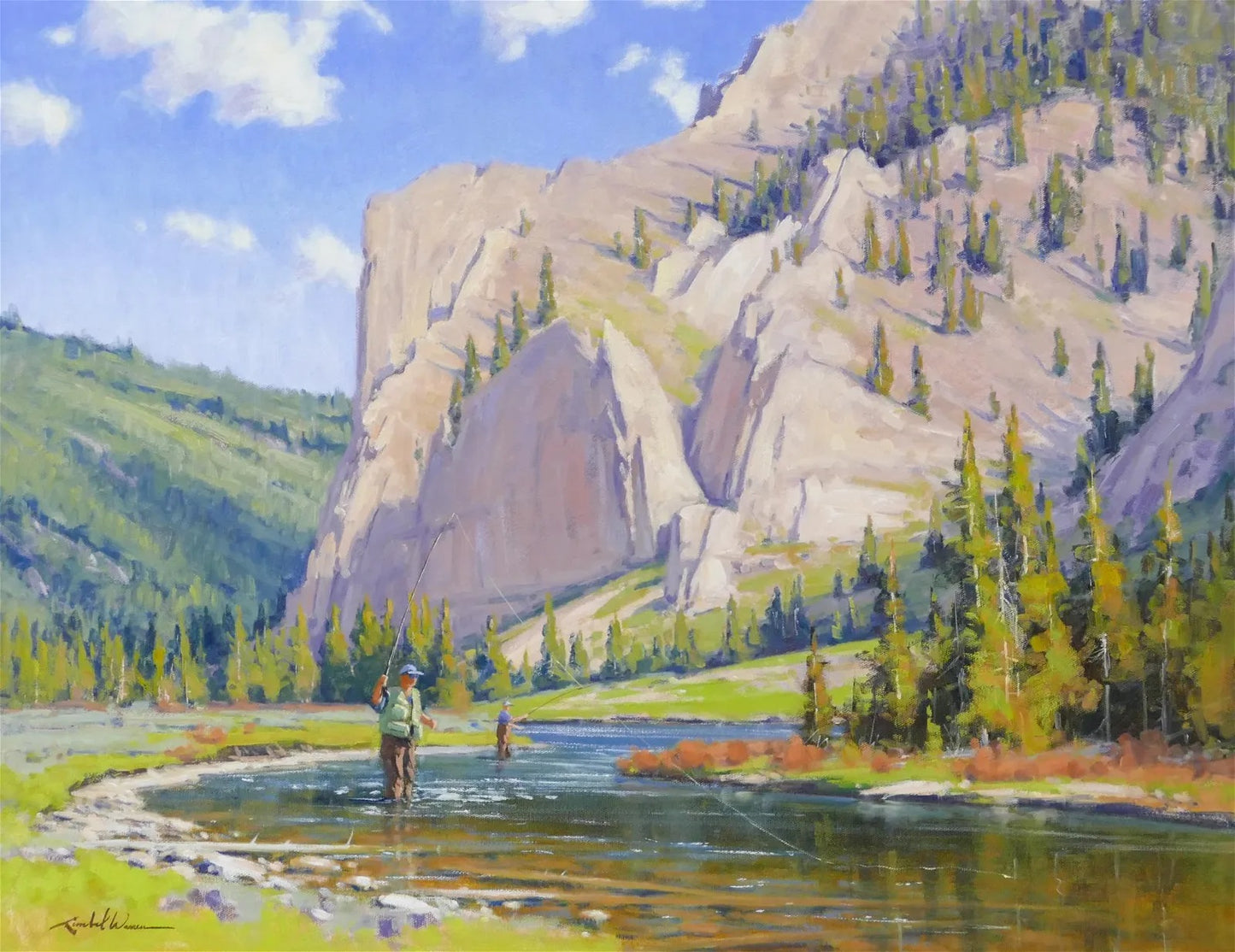 Kimbal Warren - Gone Fishing 24 x 30"