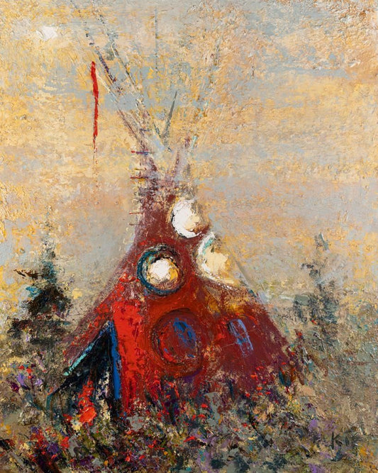 Kira Fercho - Grandmother's Lodge 50" x 40"