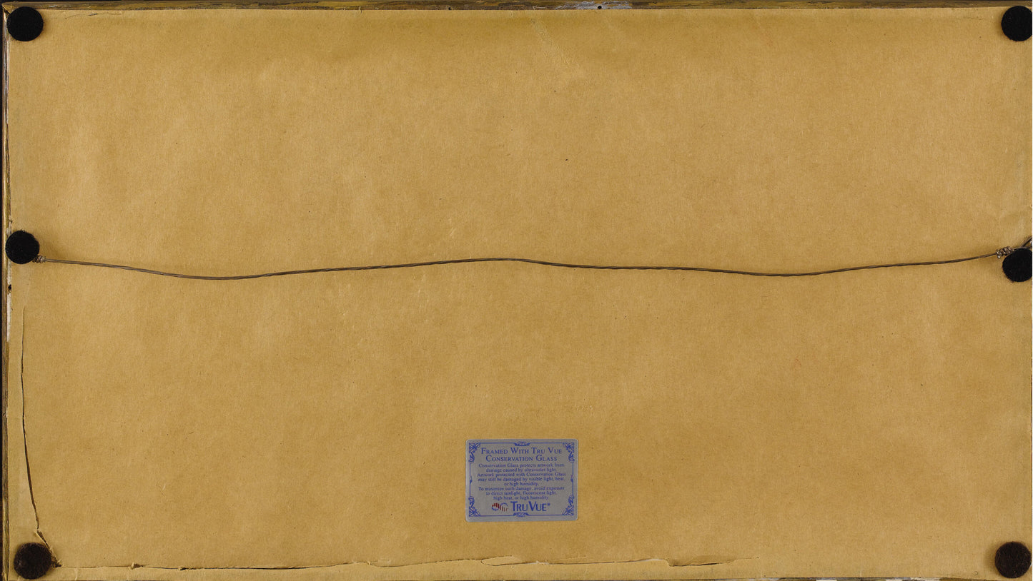 Mahonri Mackintosh Young - Harbor at Sunset 1907 5.5" x 13.25"