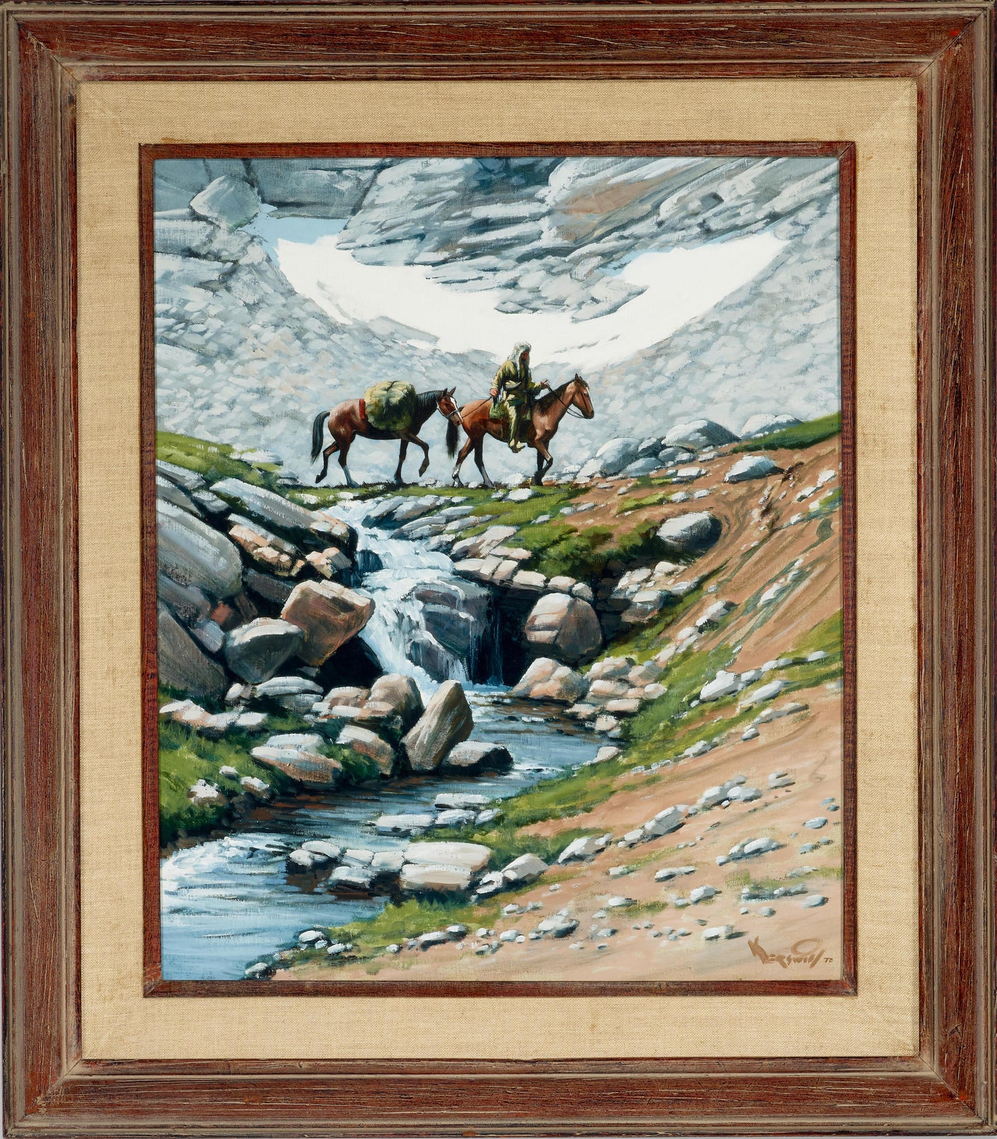Roy Kerswill - High in the Wind Rivers 1972 24” x 20”
