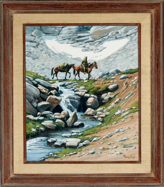 Roy Kerswill - High in the Wind Rivers 1972 24” x 20”