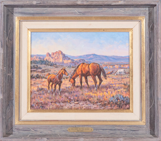 Walt LaRue - His Home on the Range 10.5" x 13.5"