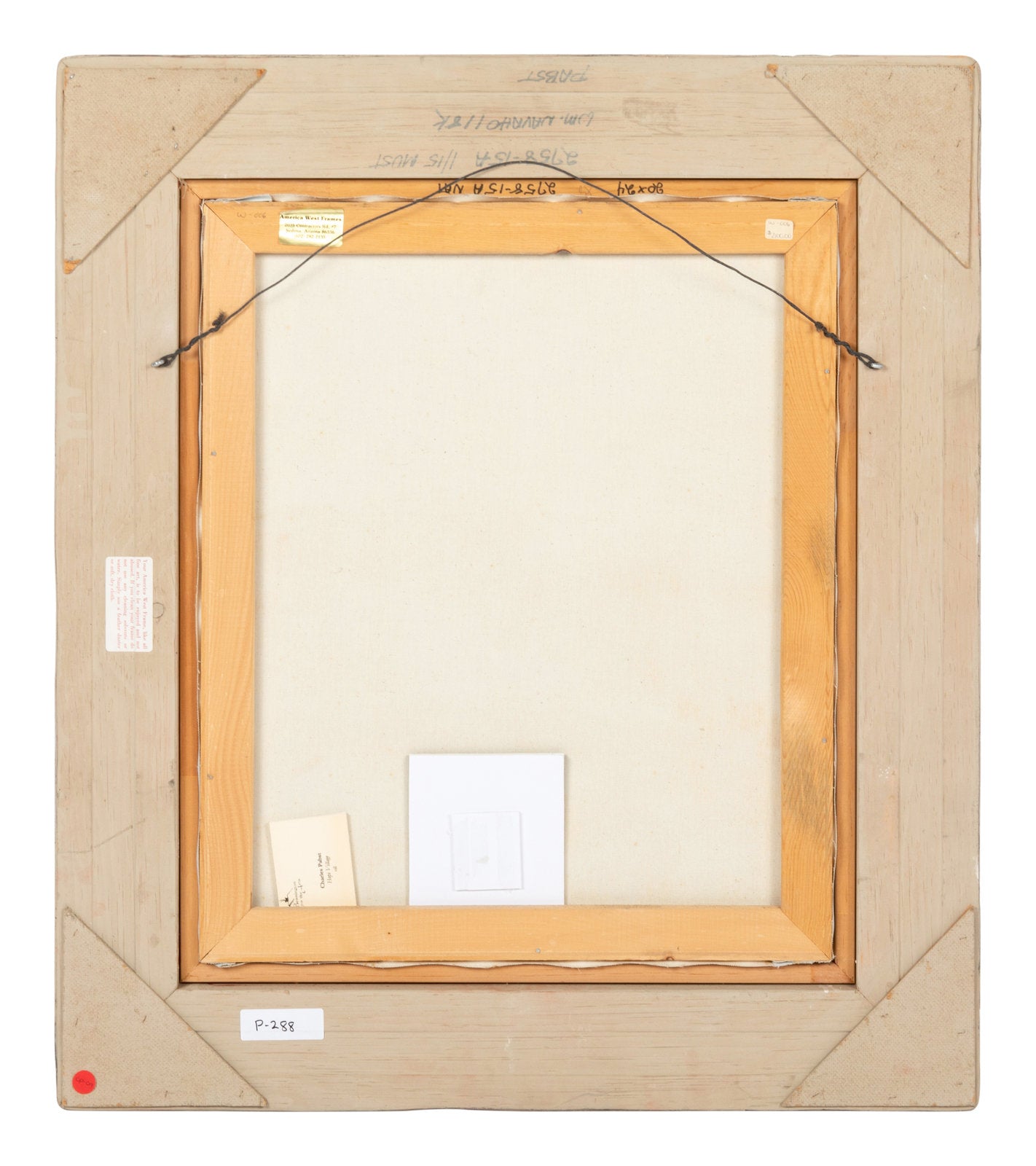 Charles H. Pabst - Hopi Village 24" x 20"