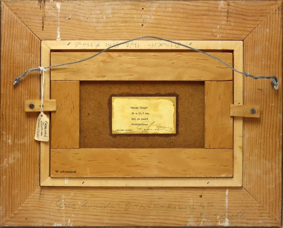 Gregory Sumida - Horse Chips 1972 7.25" x 10.5"