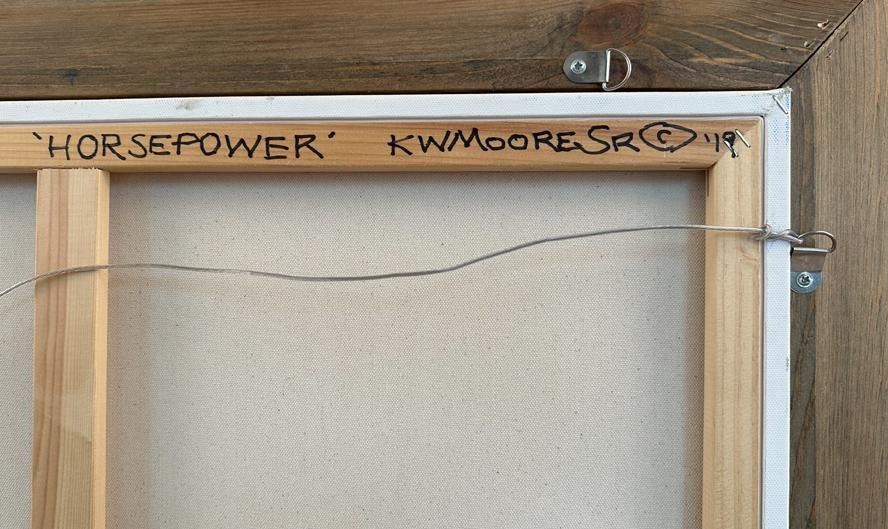 Ken W. Moore Sr. - Horse Power 22” x 28”