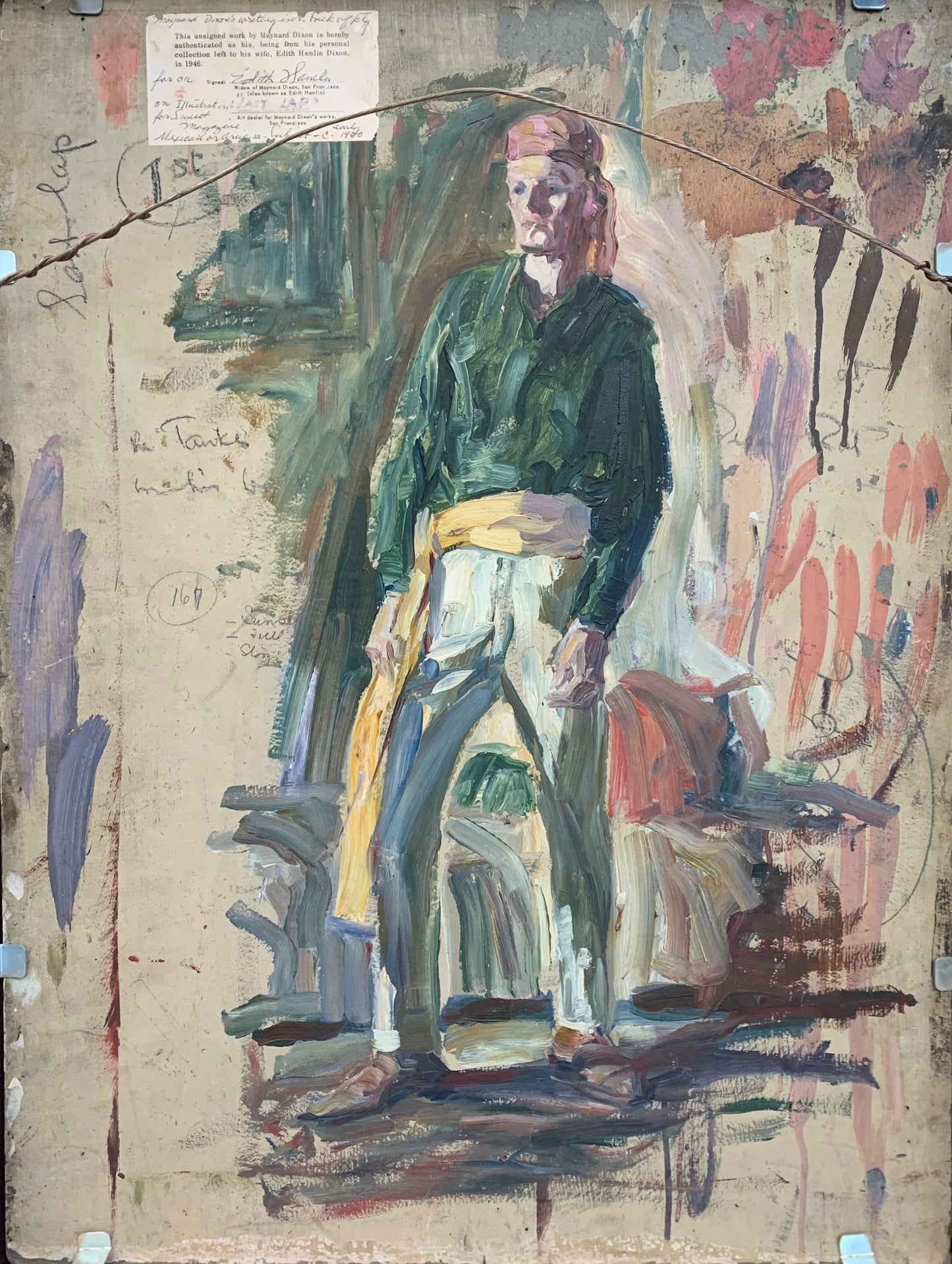 Maynard Dixon - Last Lap 24" x 18"