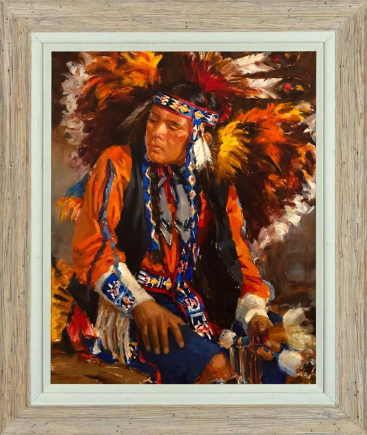 Mike Desatnick - Indian 1979 30" x 24"