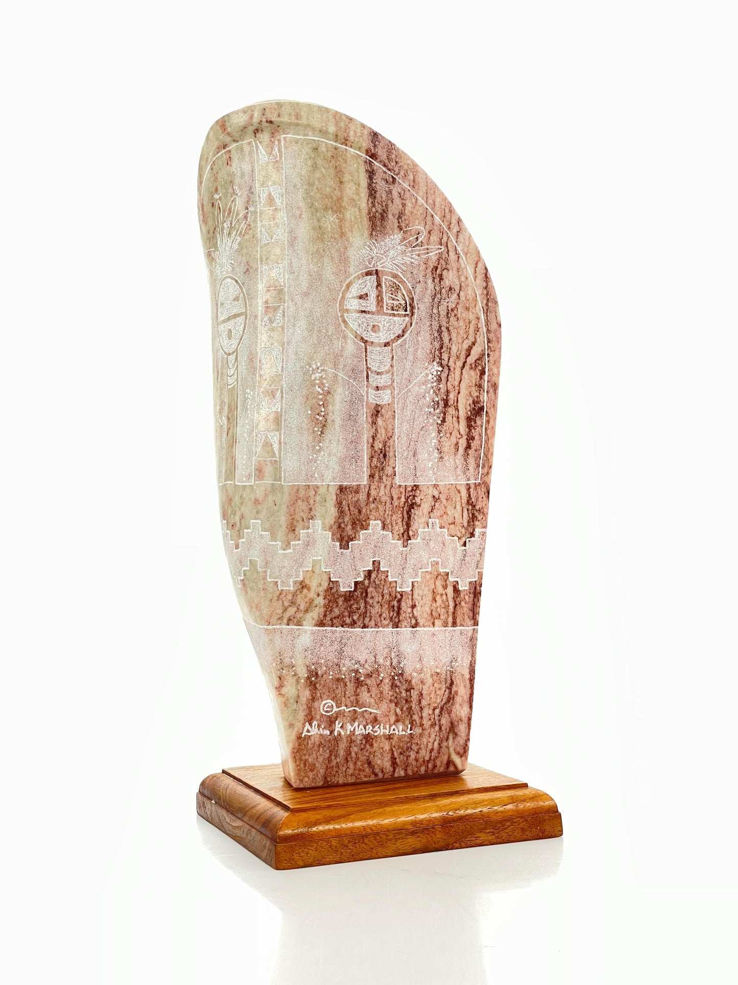 Alvin Marshall - Indian Maiden 18" x 8"